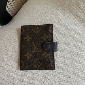 Rare EUC Vintage Louis Vuitton monogram small agenda notebook photo album cover